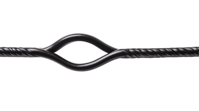 Sleek Metallic Architectural Curve Abstract Design