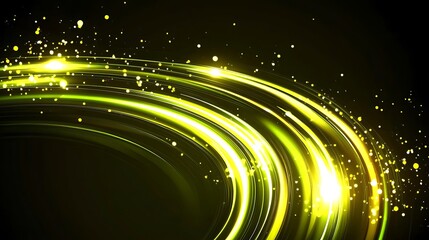 Naklejka premium Abstract swirling light trails (2)