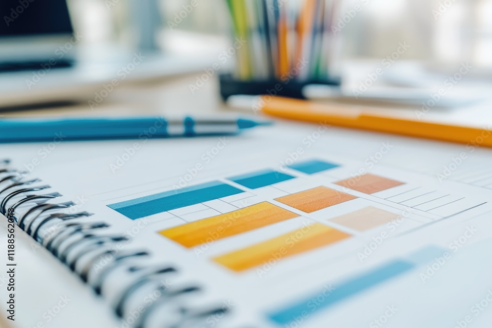Poster organizing strategies for effective project planning modern office space digital documentation brigh
