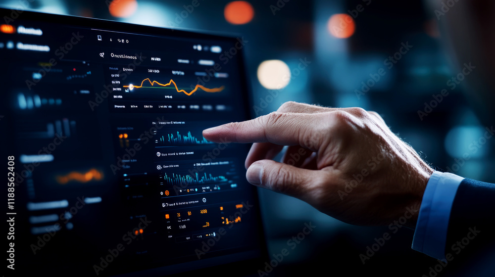 Poster data analysis planner tools business environment dashboard insights modern technology close-up view 