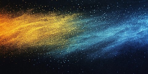 Fototapeta premium Abstract yellow and blue noise texture, perfect for web design, branding, and digital art, book illustration style