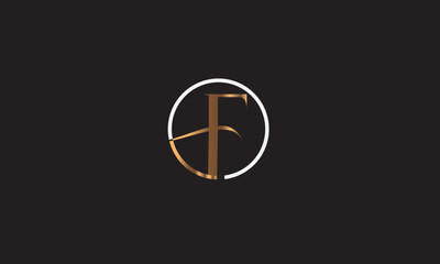 F, FF, F, Abstract Letters Logo Monogram	