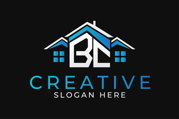 letters BC real estate property logo