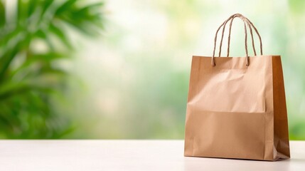 A brown paper bag sitting on top of a table