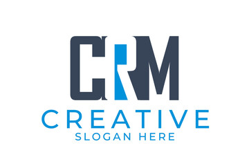 CRM name initials logo