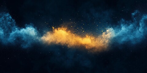 Fototapeta premium Abstract yellow and blue noise texture, perfect for web design, branding, and digital art, book illustration style
