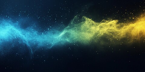 Obraz premium Abstract yellow and blue noise texture, perfect for web design, branding, and digital art, book illustration style