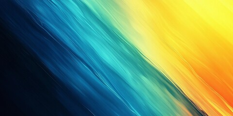 Obraz premium Vibrant yellow and blue grainy texture background with abstract noise.