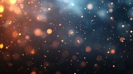 Fototapeta premium Abstract bokeh lights, vibrant colors, dark background. Possible use for designs, digital art