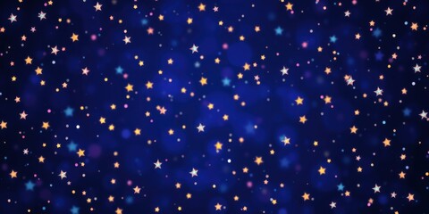 Celestial Sparkle A Dreamy Night Sky Background with Shimmering Stars and Glowing Dust