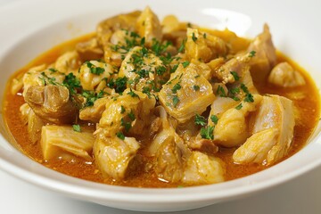 Traditional Mediterranean dish Madrid style tripe stew