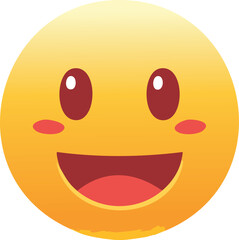 Fototapeta premium Film & Video, Happy emoji vector icon