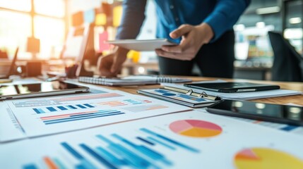 Business Data Analysis: Charts, Graphs, and Digital Devices