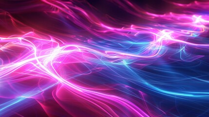 Fototapeta premium Abstract Pink and Blue Energy Wallpaper
