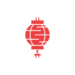 Silhouette of chinese new year icon