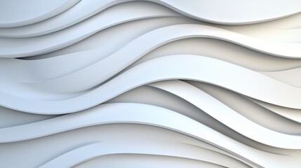 Obraz premium a close up of a white wall with wavy lines