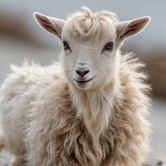 Fototapeta premium Playful Baby Goat: 