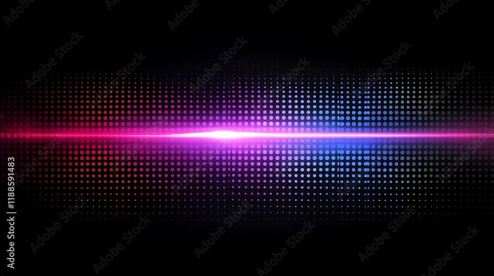 Poster abstract colorful light design
