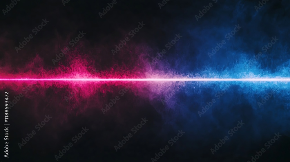 Poster abstract neon glow divide background