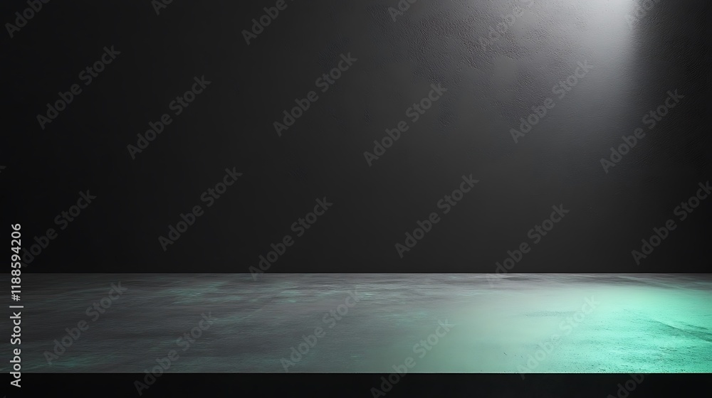 Aufkleber dark studio backdrop with textured surface