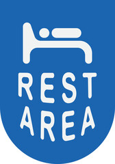 Rest Area Sign Symbol