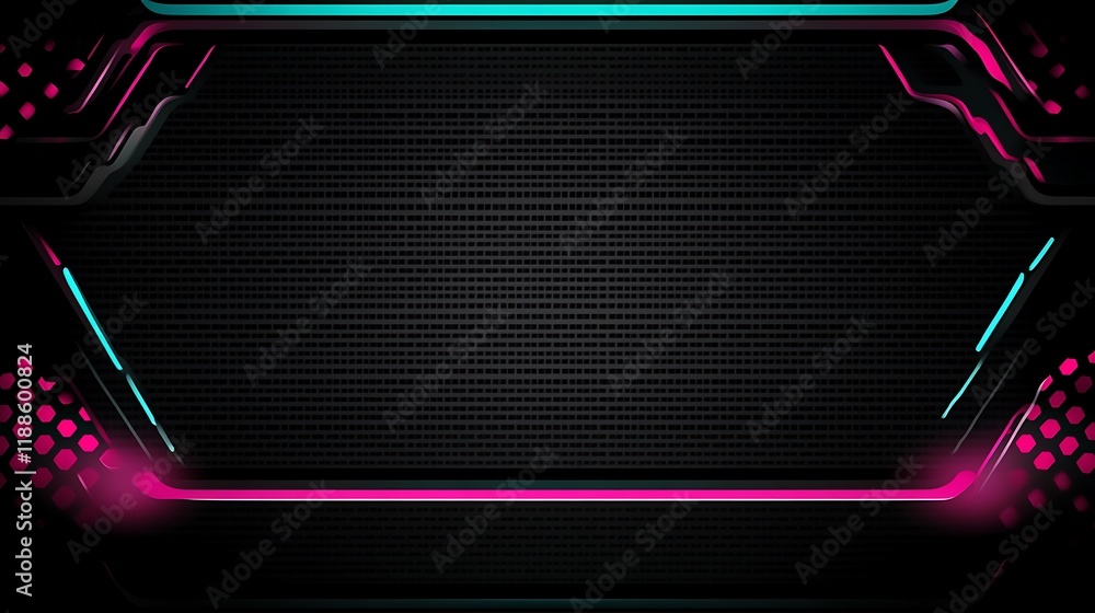 Poster abstract futuristic background design