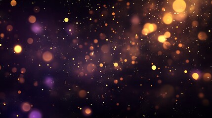 Abstract bokeh lights, night scene, particles.  Possible use Background