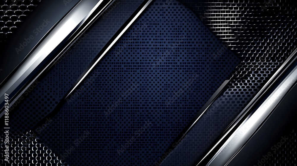 Poster abstract dark metallic background design for presentation