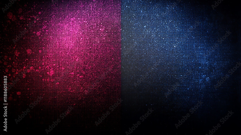 Poster Abstract Color Split Background