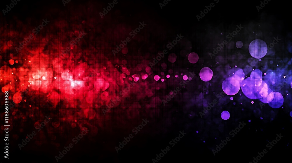 Aufkleber Abstract vibrant color bokeh background