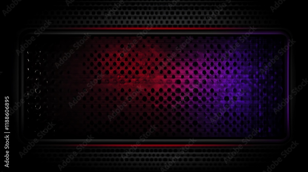 Poster Abstract background design with metallic texture
