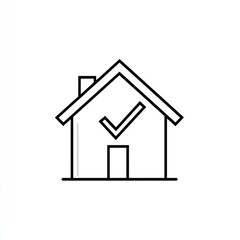 House Icon Checkmark Approved Home