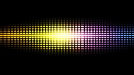 Abstract colorful light display