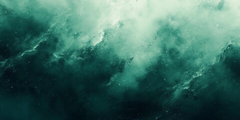 Soft grain noise effect in green, white, and black hues, creating an abstract textured background, book illustration style