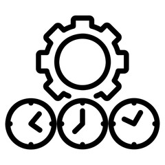 Time management icon