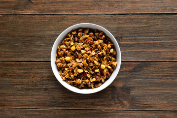 Granola in bowl