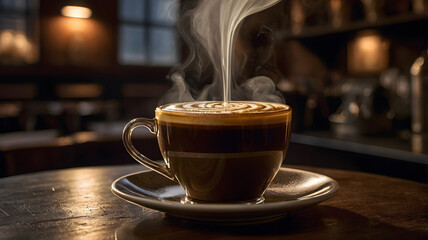 Fototapeta premium cup of cappuccino