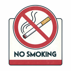 A "No Smoking" icon is a symbol that indicates smoking is prohibited