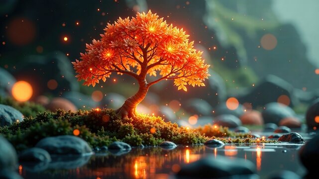 Modern Logo Design Chatbot Avatar, Abstract Digital Art