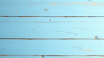 Fototapeta premium Rustic Light Blue Wood Plank Background - High Resolution Image