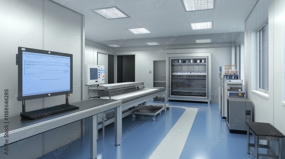 Poster automated quality control system high-resolution imaging in controlled industrial environments