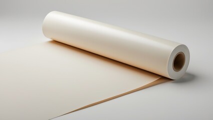 Elegant wallpaper mock-up on clean white background