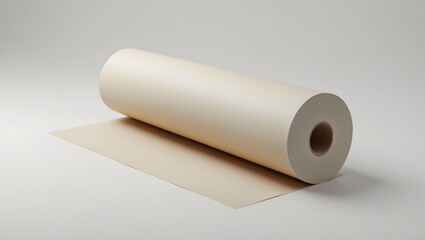 Elegant wallpaper mock-up on clean white background