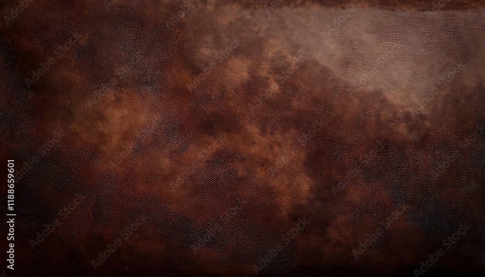 Poster rich textured brown leather background with a rustic and vintage effect for graphic design, branding
