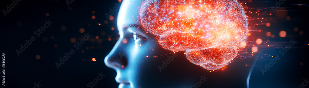 Poster exploring human-like ai consciousness a deep dive into neuro-simulation technology digital realm inf