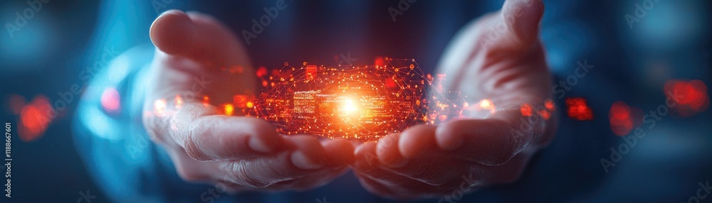 Poster captivating light energy manipulation studio digital art abstract close-up innovative visual concept