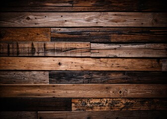 Fototapeta premium Old rustic wood plank wall texture background