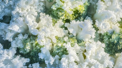 Close-up View of Intricate Plant Formations with Detailed Textures