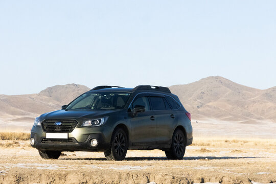 Tuv aimag, Mongolia Jan 08, 2025 : Subaru Outback 2018
