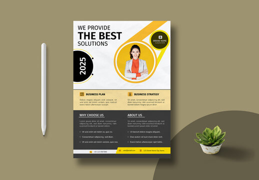 The Best Solutions Flyer Templete Layout